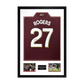 Morgan Rogers Signed Aston Villa Shirt Premium Frame