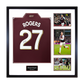 Morgan Rogers Signed Aston Villa Shirt Elite Frame
