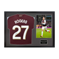 Morgan Rogers Signed Aston Villa Shirt Classic Frame