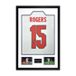 Morgan Rogers Signed England Home Shirt Premium Frame