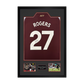 Morgan Rogers Signed Aston Villa Shirt Premium Frame