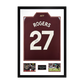 Morgan Rogers Signed Aston Villa Shirt Premium Frame