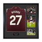 Morgan Rogers Signed Aston Villa Shirt Elite Frame