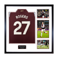 Morgan Rogers Signed Aston Villa Shirt Elite Frame