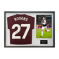 Morgan Rogers Signed Aston Villa Shirt Classic Frame