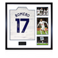 Cristian Romero Signed Tottenham Hotspur Shirt Elite Frame