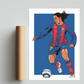 Ronaldinho Barcelona A3 Print