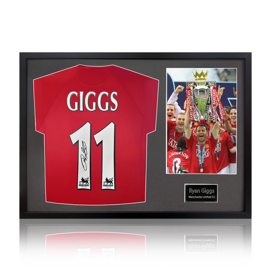 Ryan Giggs Signed Manchester United Shirt Classic Frame