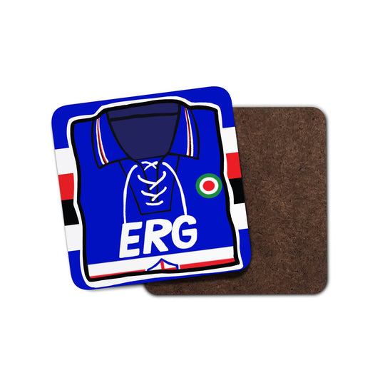 Sampdoria 1992 Home Shirt Coaster