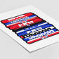 Sampdoria Shirt Stack Print