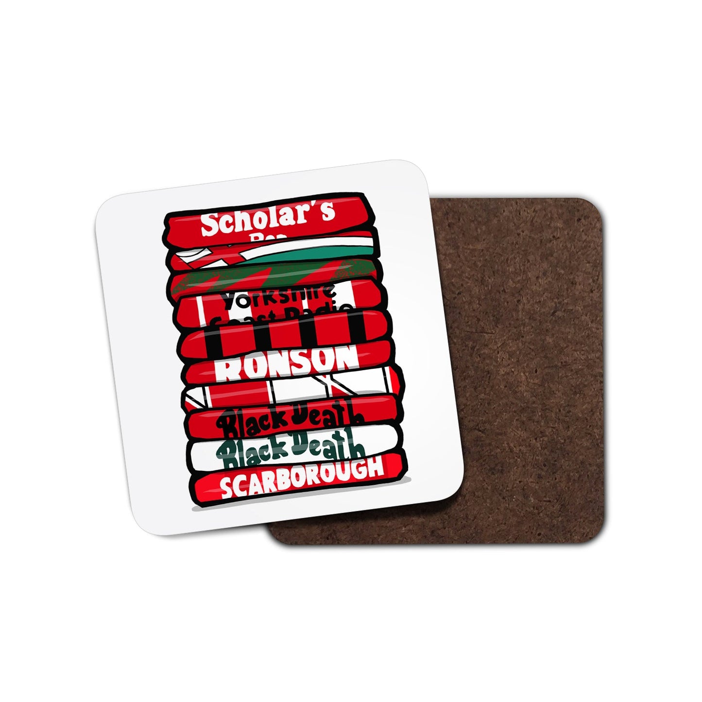 Scarborough Shirt Stack Coaster