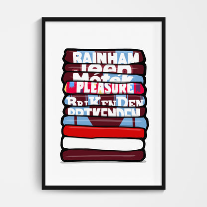 Scunthorpe Shirt Stack Print