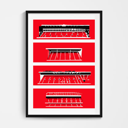 Sheffield Utd Stadium Print