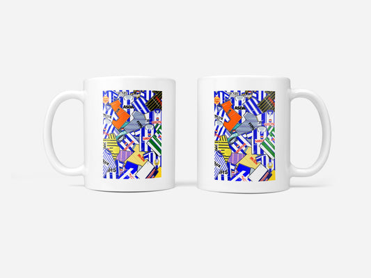 Sheffield Wednesday Shirts Mash Up Mug