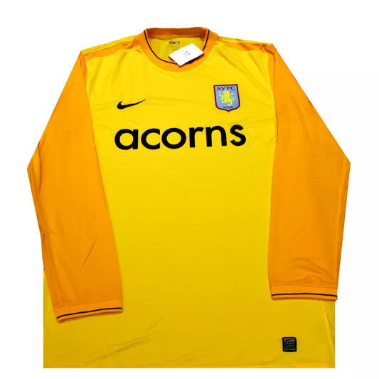 Aston Villa 2009-2010 Goalkeeper Football Shirt Player Spec (BNWT) XXL