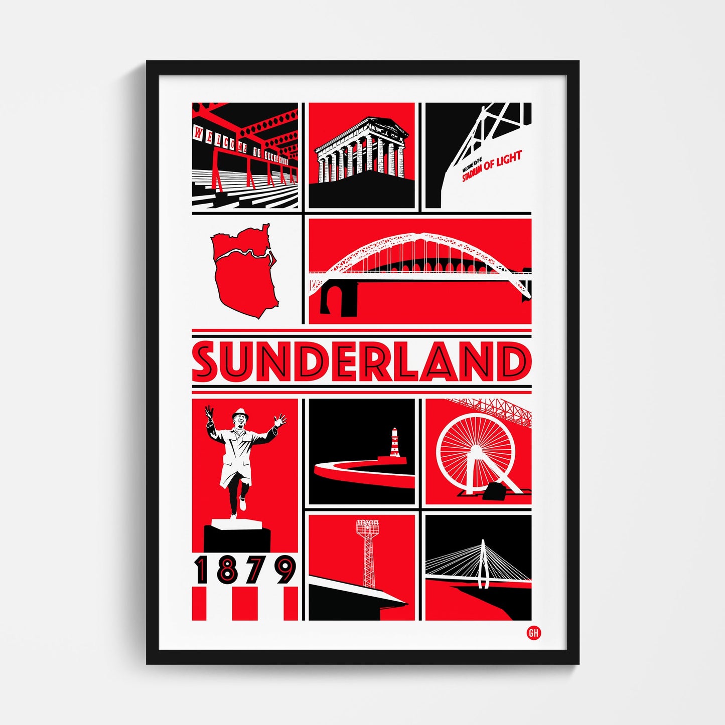 Sunderland Football Print
