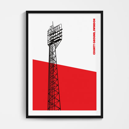 Swindon Floodlights Print