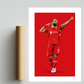 Mo Salah LFC A3 Print