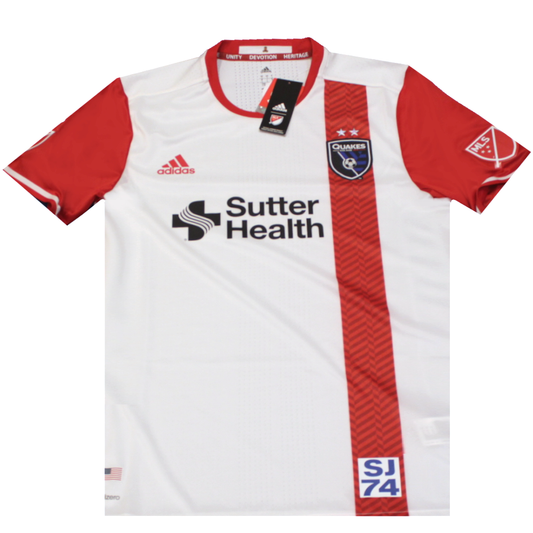 San Jose Earthquakes 2016-2017 Home Shirt (BNWT) L