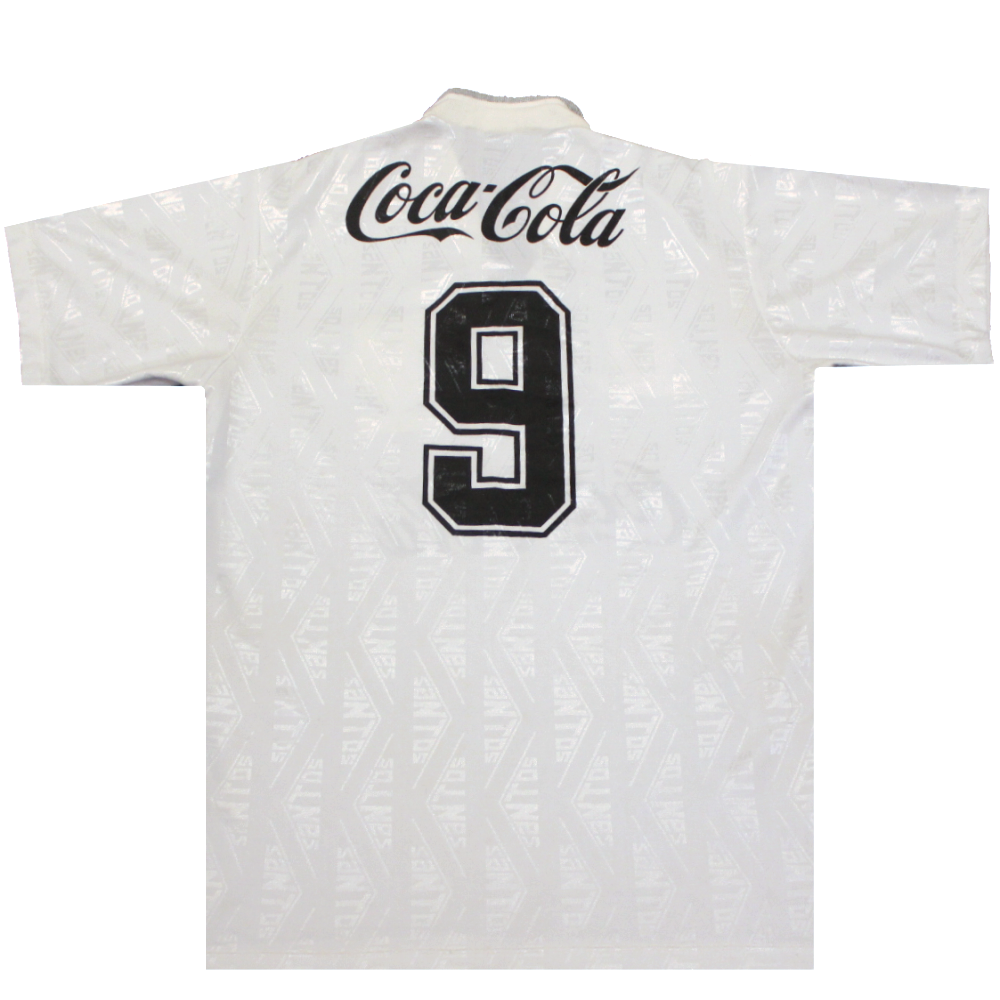 Santos 1993-1994 Home Shirt *9 (Excellent) L