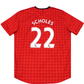 Manchester United 2012-2013 Home Shirt *PAUL SCHOLES (Excellent) XL