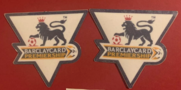 2003-2004 pair of premier league patch player size Iron On Heat Press UK STOCK  for Football Shirt