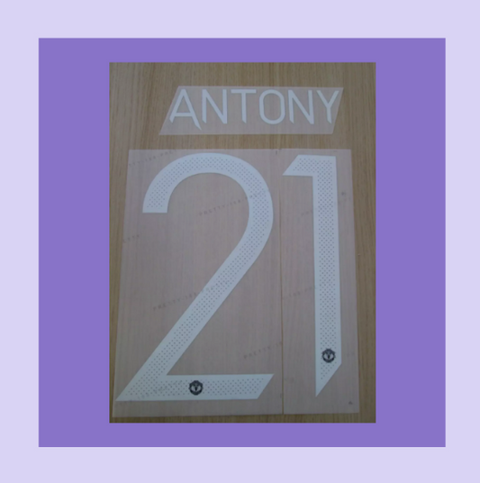 Antony Manchester United Name printing 2022-2023 Home
