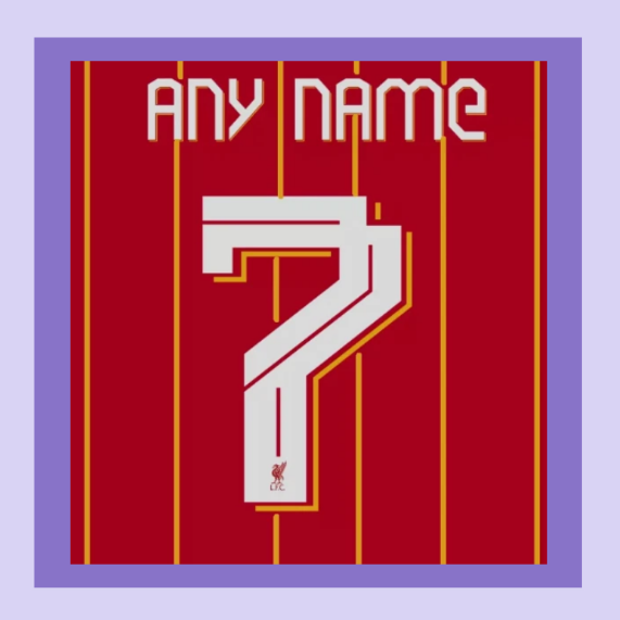 Liverpool 2023-2024 Cup Home Football Shirt Any Name & Number Nameset