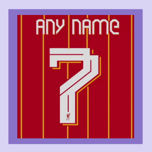 Liverpool 2023-2024 Cup Home Football Shirt Any Name & Number Nameset
