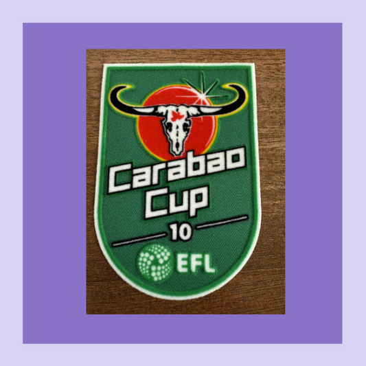 Carabao Felt Cup 10 winners patch player size Iron On Heat 2025 Liverpool