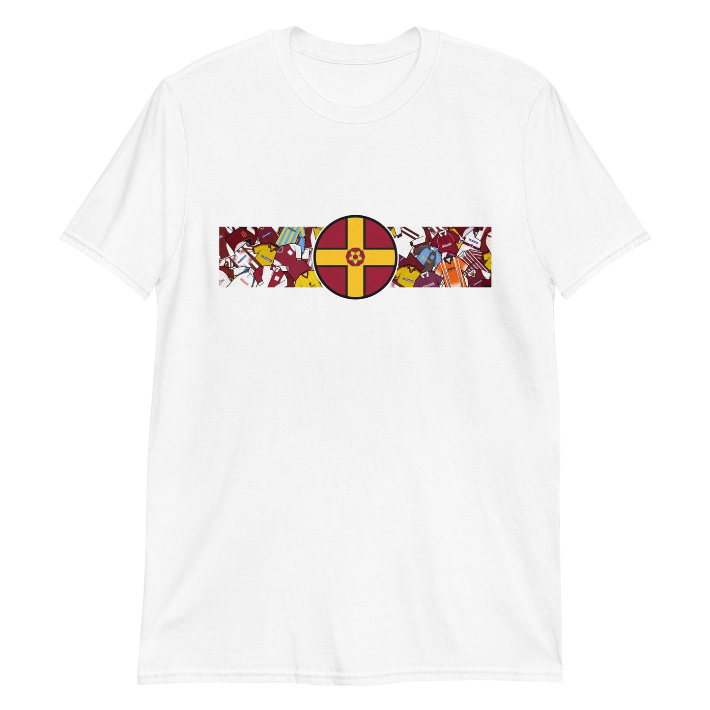 Northamptonshire Flag & Northampton Football Retro Jerseys Unisex T-Shirt