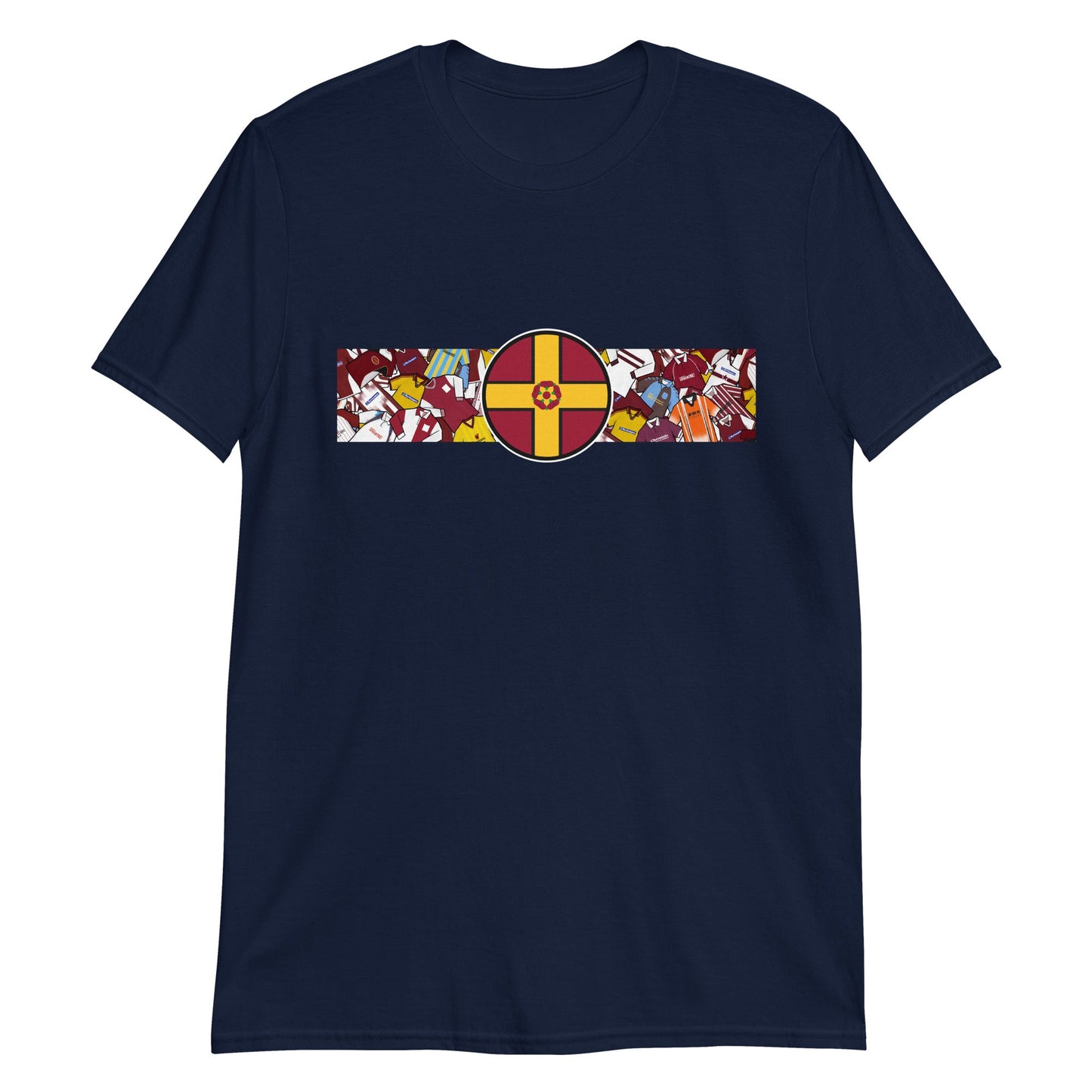 Northamptonshire Flag & Northampton Football Retro Jerseys Unisex T-Shirt