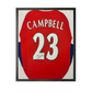 Sol Campbell Signed Arsenal Shirt Compact Frame