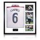 Sol Campbell Signed England Shirt Elite Frame
