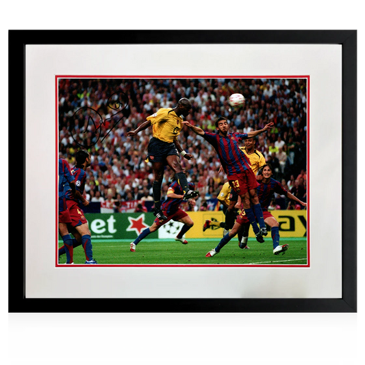 Sol Campbell Signed Arsenal Image Deluxe Mount Frame