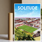 Solitude Stadium A3 Print