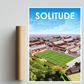 Solitude Stadium A3 Print