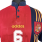 1996-98 Spain Home - Size L - R.Hierro #6