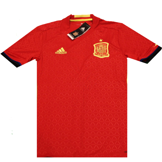 Spain 2016-2018 Home Shirt (BNWT) S