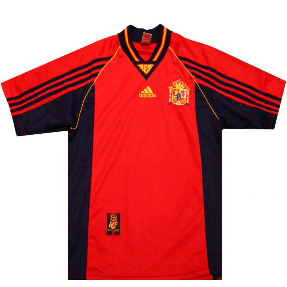 Spain 1998-2000 Home Shirt (Excellent) S