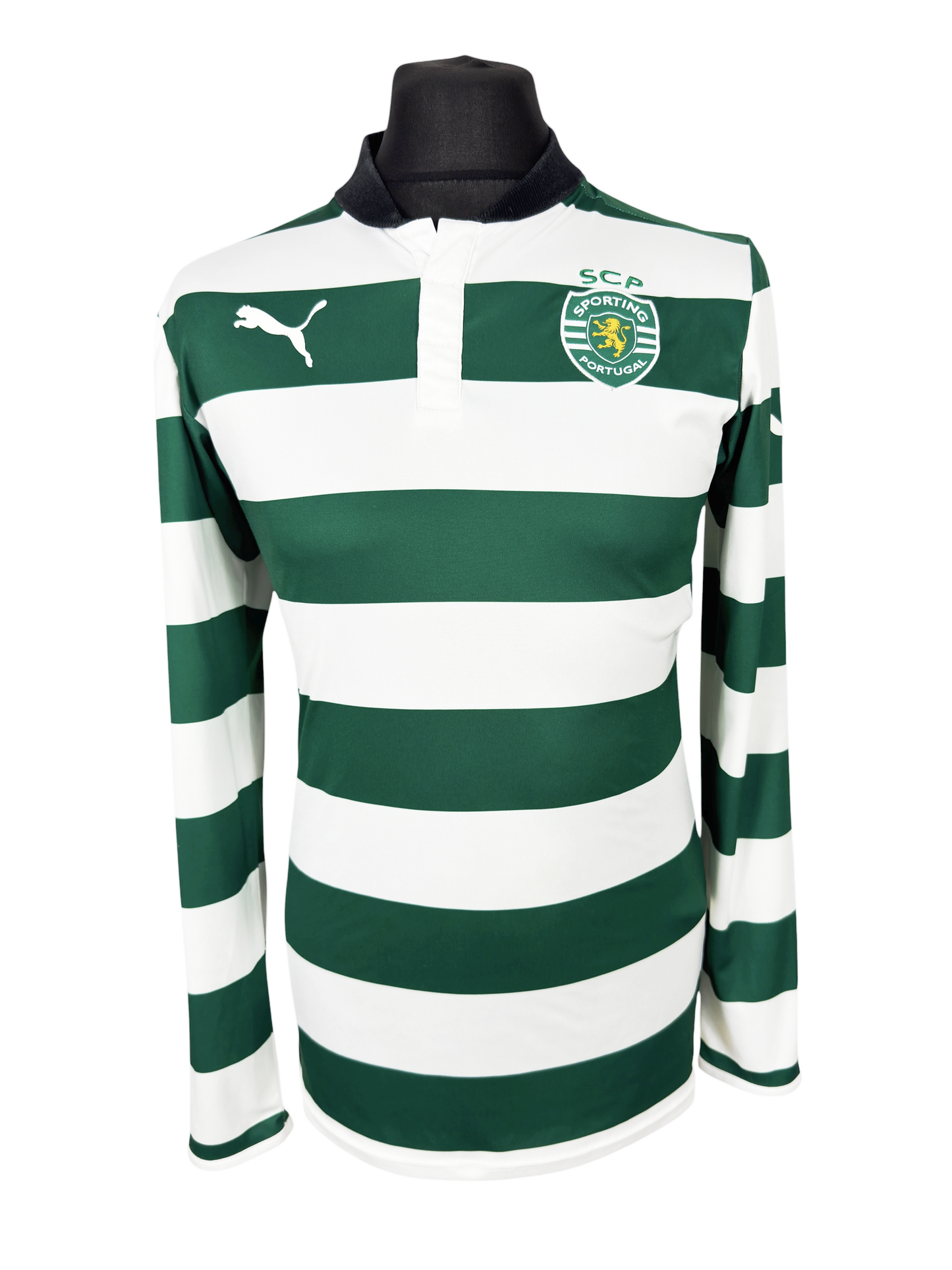 2012-13 Sporting Lisbon L/S Home - Size M (S Fit)