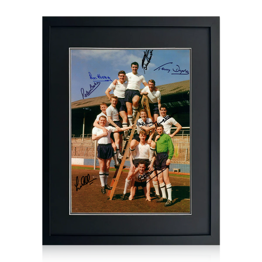 Tottenham Hotspur 1961 Squad Signed Image 2 Deluxe Mount Frame