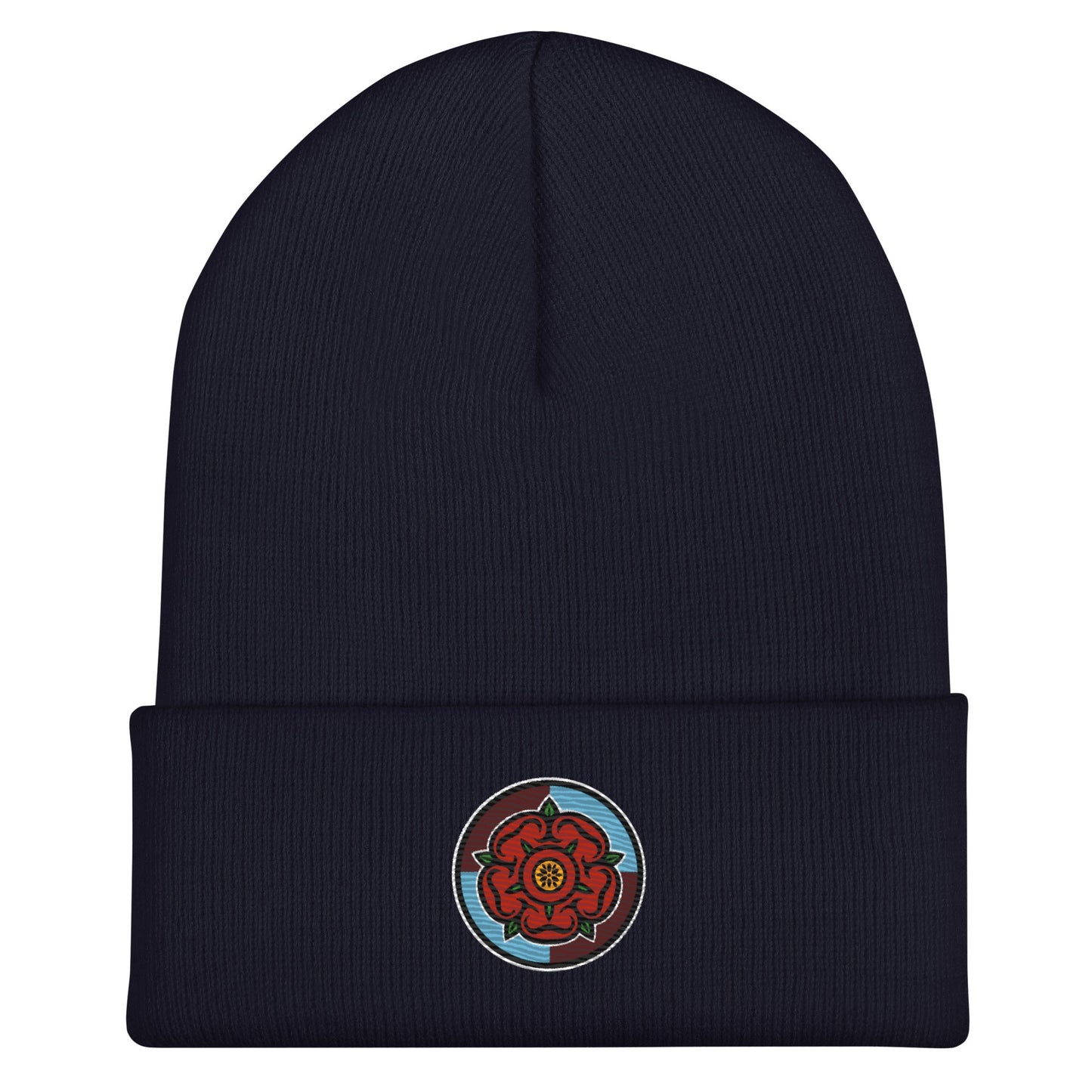 Burnley Lancashire Rose Inspired Cuffed Beanie