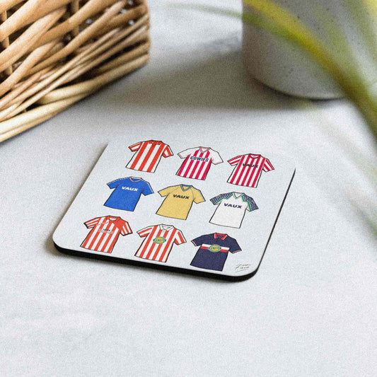 Sunderland Retro Shirts Memorabilia Football Coaster