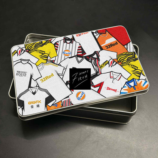 Swansea Inspired Football Retro Shirts Metal Sweets / Biscuit Tin