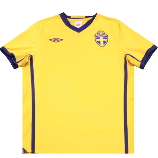 Sweden 2010-2011 Home Football Shirt (Excellent) S
