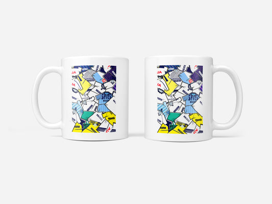 Tottenham Shirts Mash Up Mug