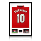 Teddy Sheringham Signed Manchester United Shirt Premium Frame