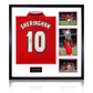 Teddy Sheringham Signed Manchester United Shirt Elite Frame