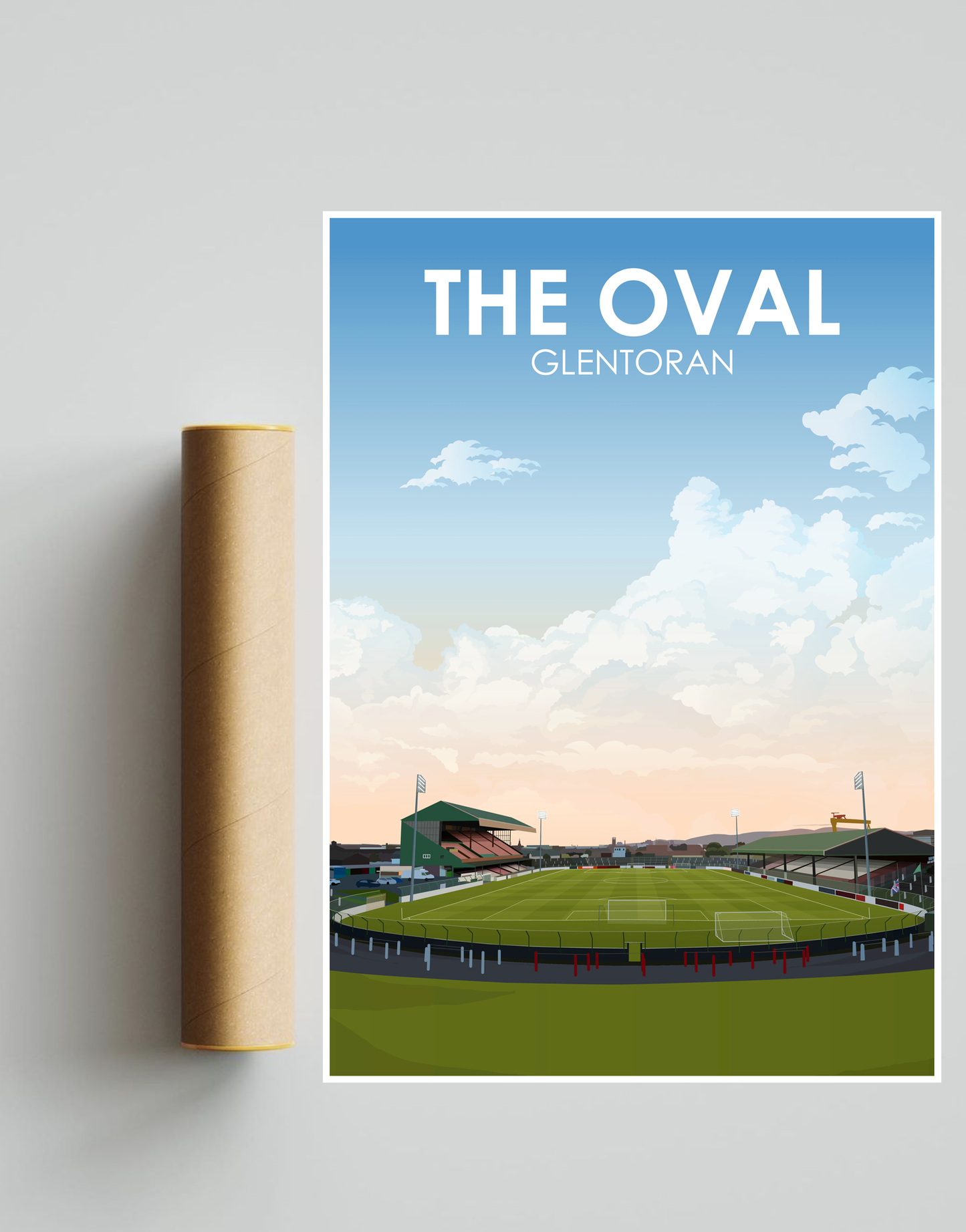 The Oval Stadium A3 Print